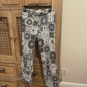 Trina Turk Black and White Polka Dot Pants